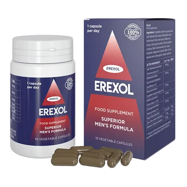 Erexol · cápsulas para la vitalidad masculina